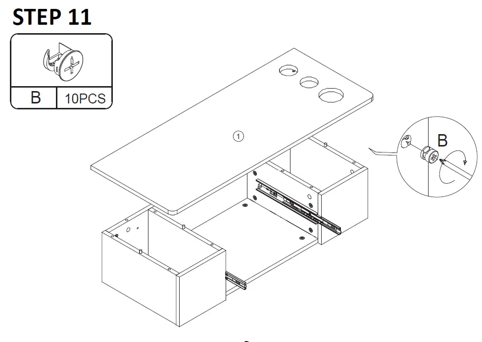 Reshable MR11N0208 Modern White Wall Salon Barber Styling Station 16