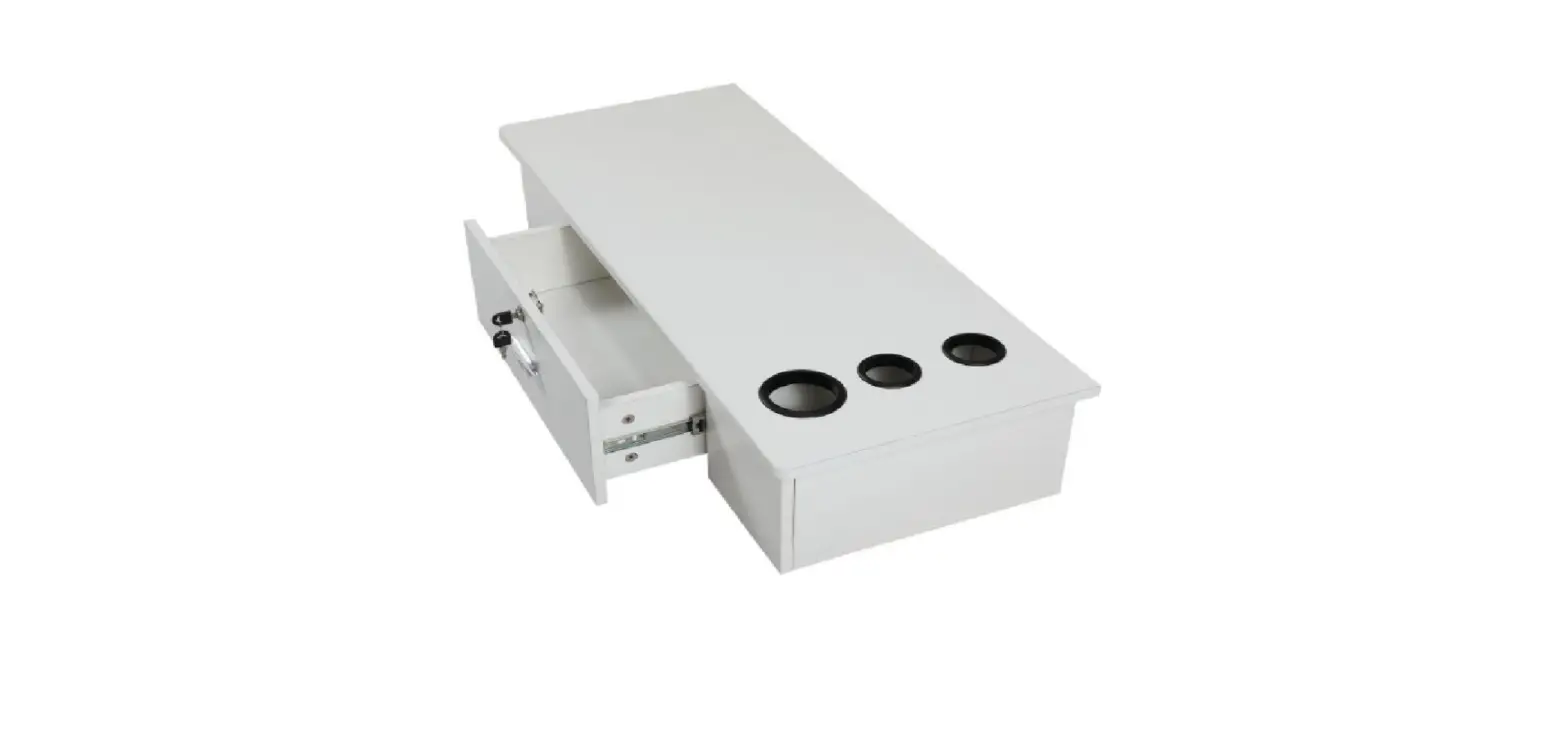 Reshable Mr11n0208 Modern White Wall Salon Barber Styling Station User Manual