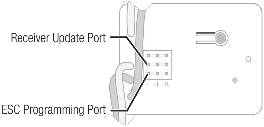 SPEKTRUM SPMXSER1025 Firma 25A Brushed Smart ESC with Dual Protocol Receiver - Update Ports