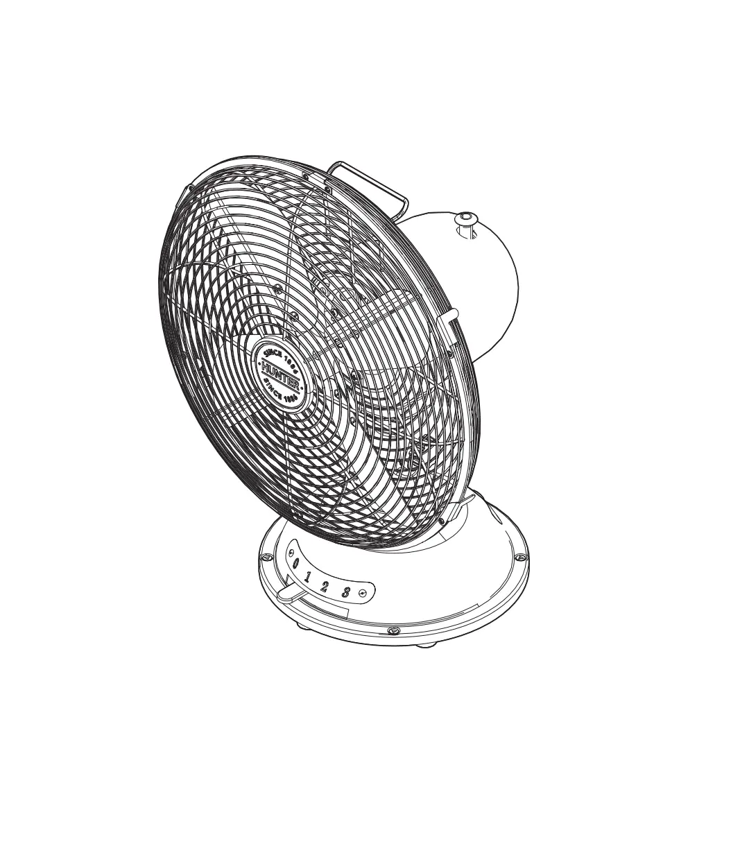 Hunter 97315 Table Top Fan Owner's Manual