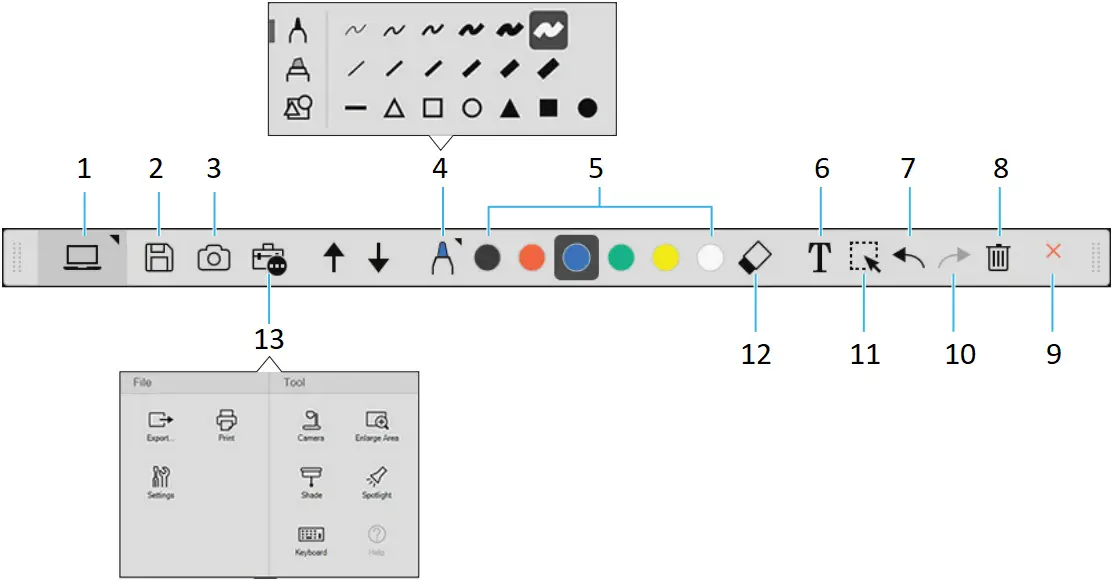 EPSON EB-760Wi 3LCD - Using interactive software