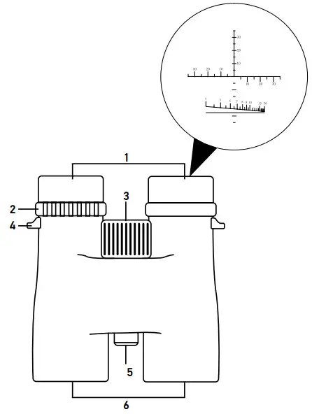 levenhuk Camo 10x42 Binoculars with Reticl - sicopeo