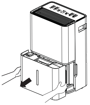 GE APPLIANCES ADYR22 Portable Dehumidifier - Collected Water