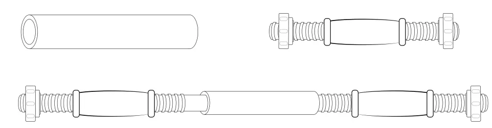 SPORTSTECH AH300 2in1 Hantelset - connecto