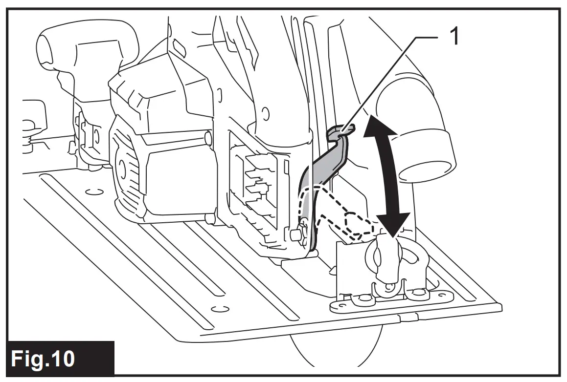 Adjusting depth of cut