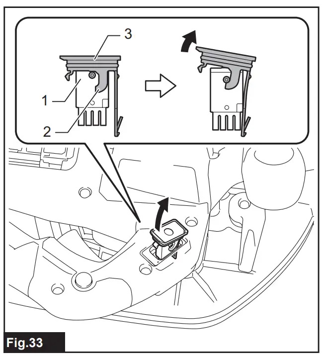 Tool registration for the vacuum
cleaner