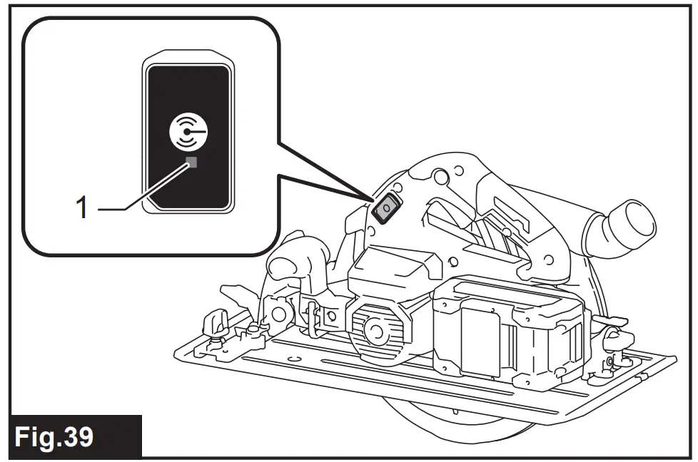 Description of the wireless activation lamp status