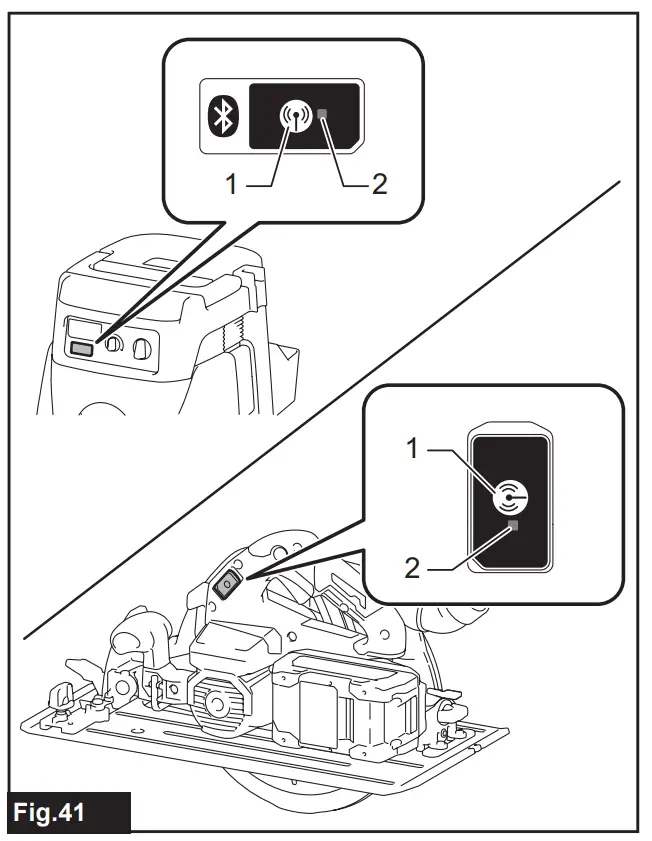 Cancelling tool registration for the
vacuum cleaner