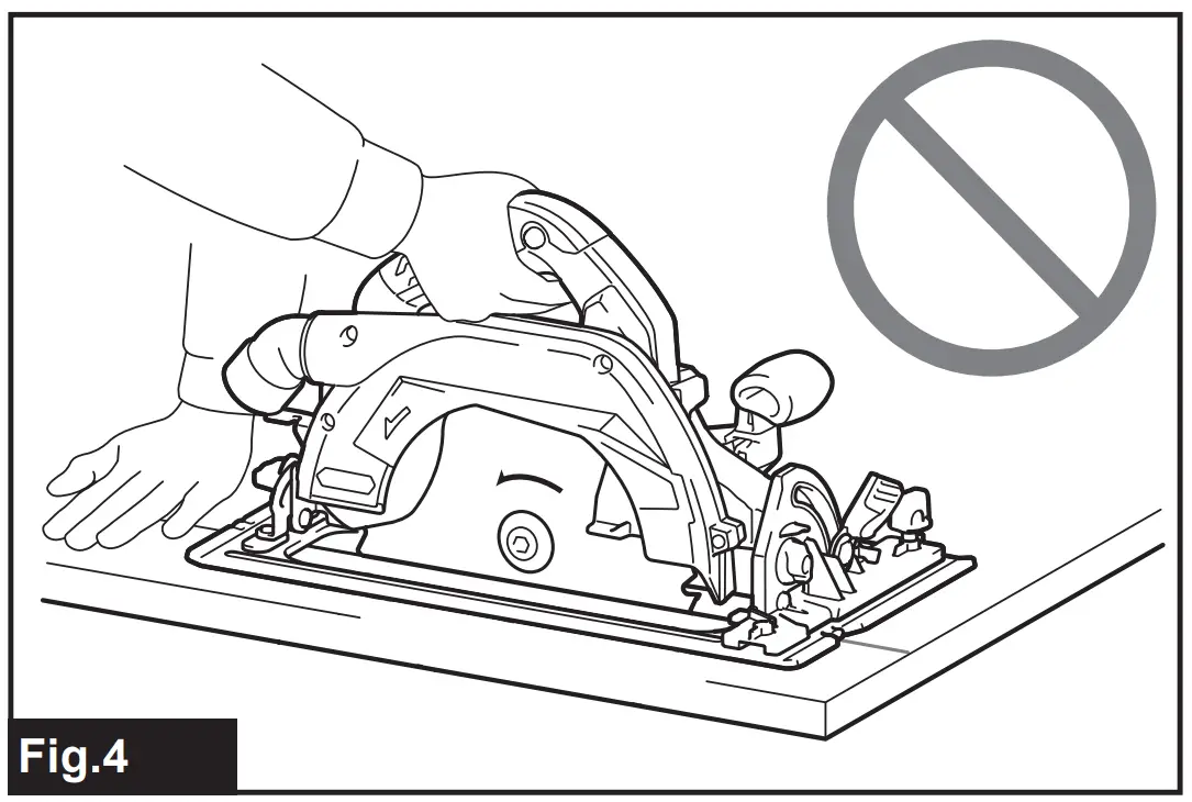 Cordless circular saw safety
warnings