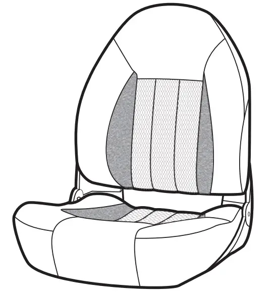 TEMPRESS PROBAX Series High-Back Seat - figure 1
