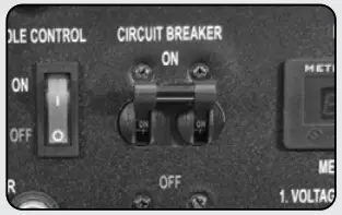 Duro Max XP13000EH 13000W 500cc -Turn breaker on