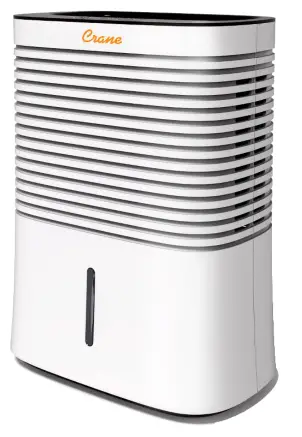 Crane EE-1000 Portable 2 liter Dehumidifier -fig 10