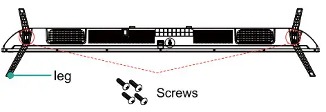 Westinghouse WR43UT4009 43-Inch 4K UHD Roku TV - LEG
