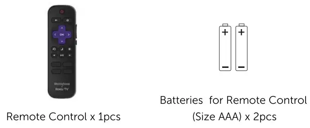 Westinghouse WR43UT4009 43-Inch 4K UHD Roku TV - PACK2