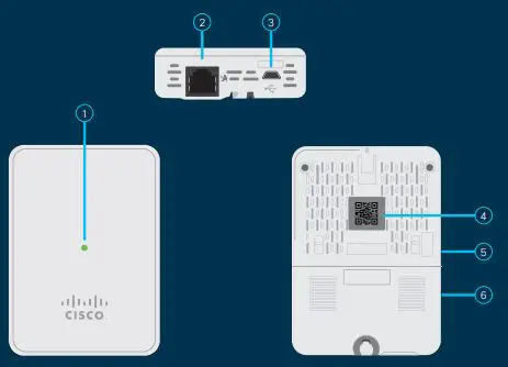CISCO CBW143ACM Business 143ACM Mesh Extender fig1