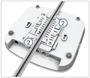 Mounting on a Suspended Ceiling T-Bar