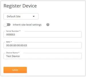 Register Device