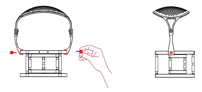 iCON Space series Martian Condenser Microphone - Then install the metal pop filter as illustrated below