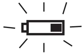 Battery charge indicator