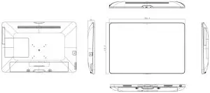 tangent AX210NG Medix 24 v2 WLAN Module - Dimensions