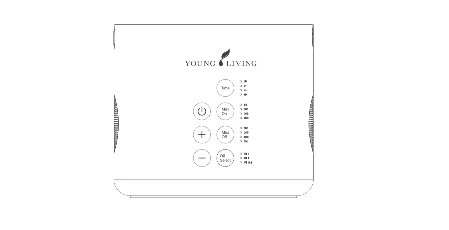Young Living Pzpa051 Duet Diffuser User Manual