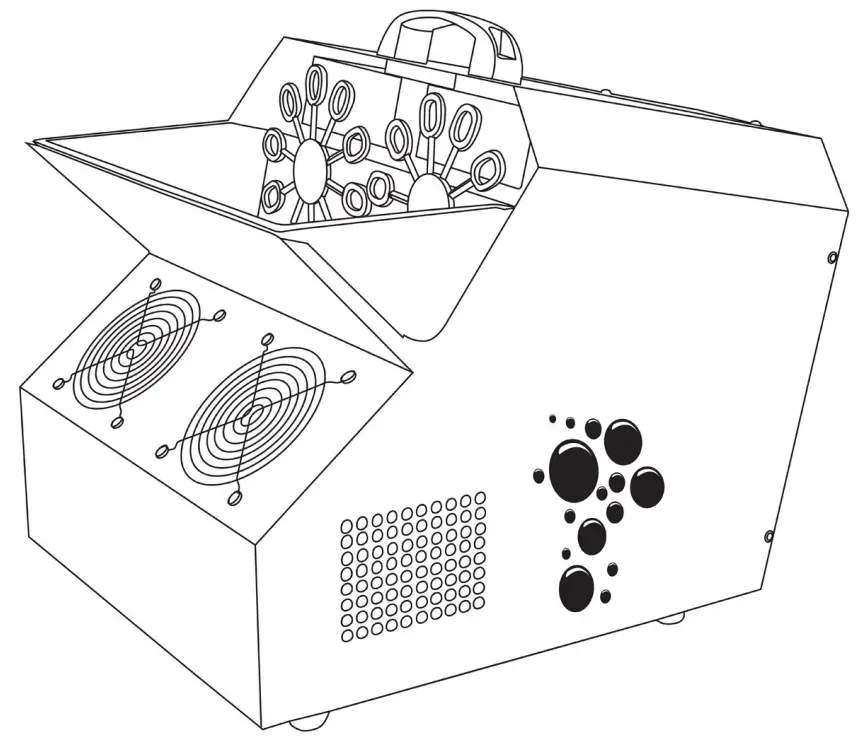 qtx QTFX B4 Professional Bubble Machine