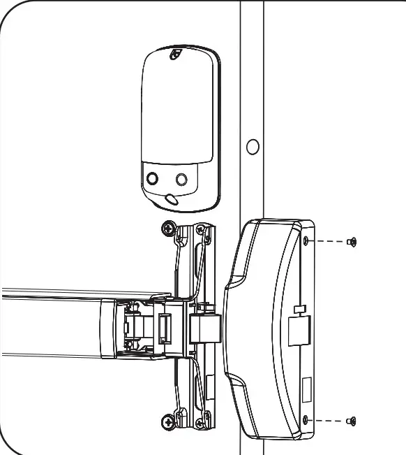 Irevo Assa Abloy Korea NTT600TSACC Door Keypad Lock - Device Cover