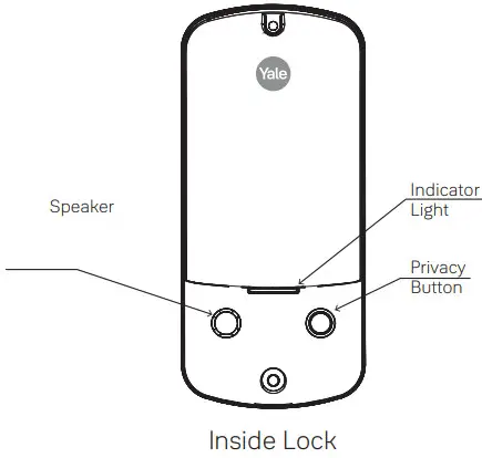 Irevo Assa Abloy Korea NTT600TSACC Door Keypad Lock - Inside Lock