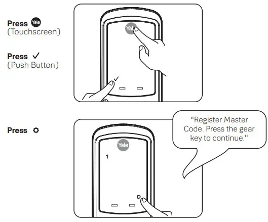 Irevo Assa Abloy Korea NTT600TSACC Door Keypad Lock - Master PIN Code1
