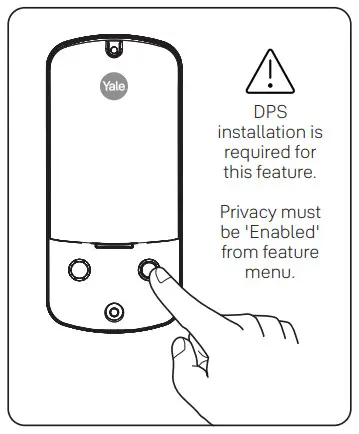 Irevo Assa Abloy Korea NTT600TSACC Door Keypad Lock - Privacy Button