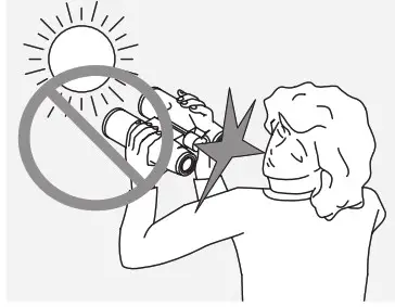 Never look at the sun