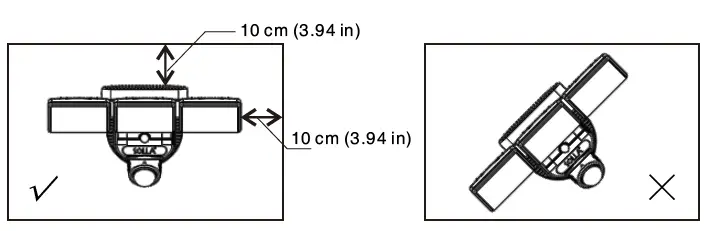 SOLLA 5000LM LED Motion Sensing Security Light fig 1
