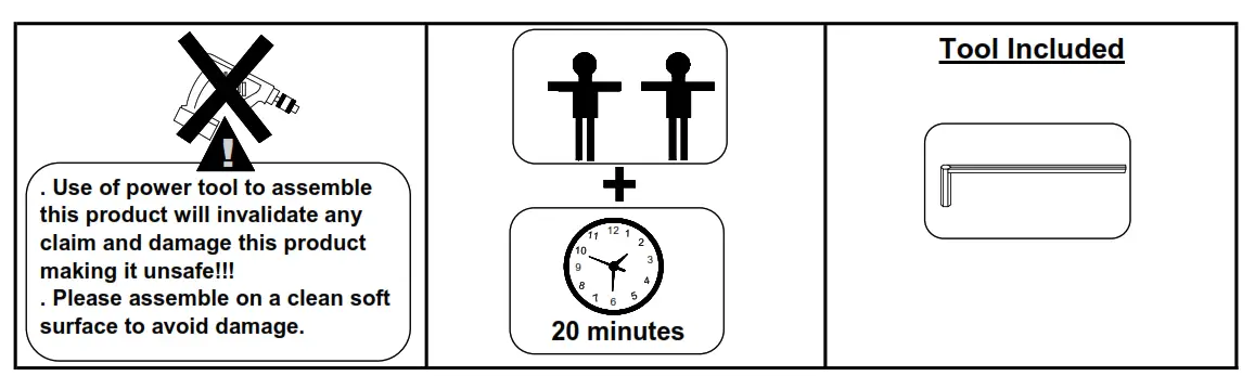 boltonfurniture SIDE TABLE - Tool Included