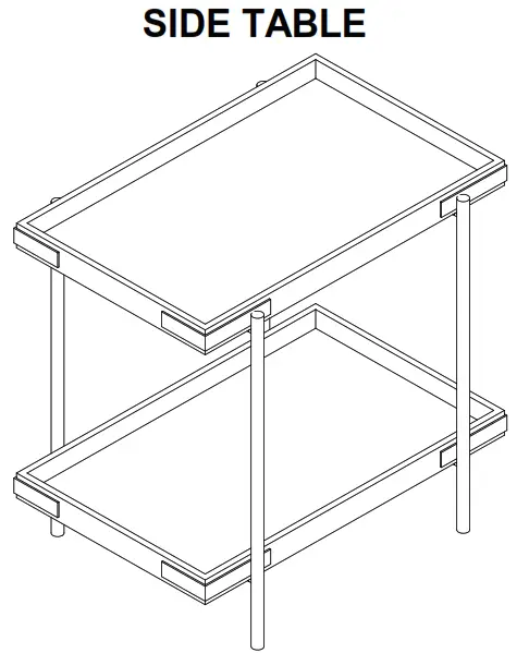 boltonfurniture SIDE TABLE - table