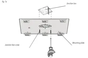 Install the mounting plate