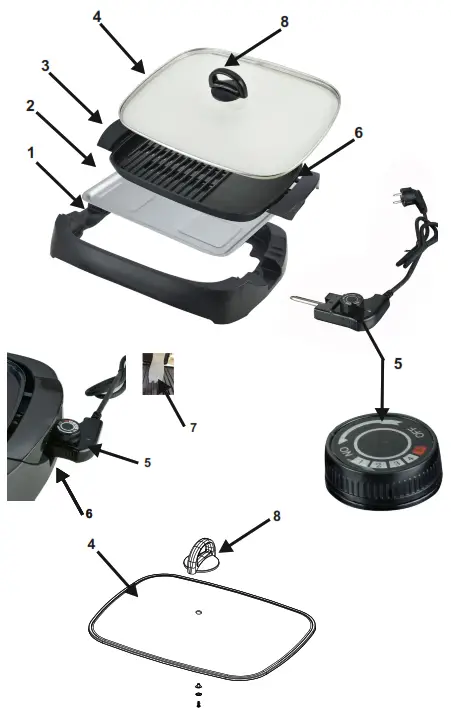 ADLEREUROPE AD 6610 Grill Table - fig