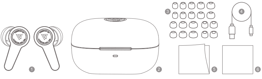 LYPERTEK PUREPLAY Z5 ANC True Wireless Earbuds - INSIDE
