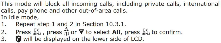 amplicomms BigTel 1580 Amplified Phone with Number Blocker and Voicemail User Guide - Block All Anonymous Calls