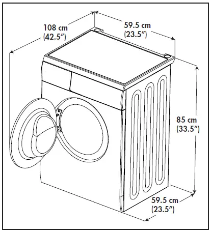 Danby DWM120WDB-3 Combination Washer Dryer 2