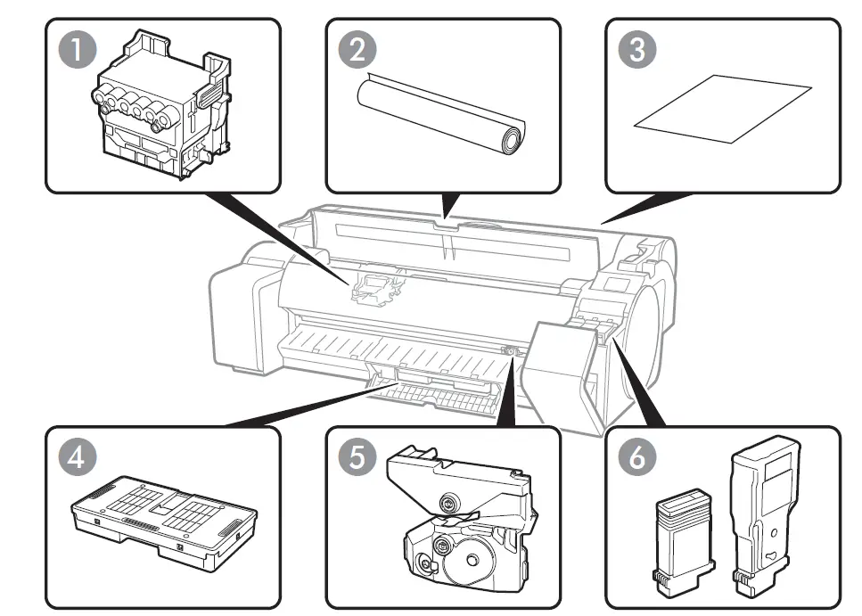 Canon GP-300 ImagePROGRAF Graphics Printers 2
