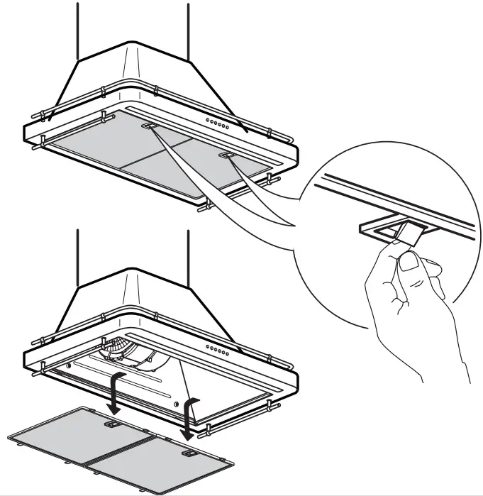 IKEA 205 217 11 Foeljande Wall Mounted Extractor Hood Stainless Steel - covered