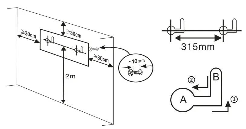 emerio WH 125971 Wall Mounted Heater - OPERATION