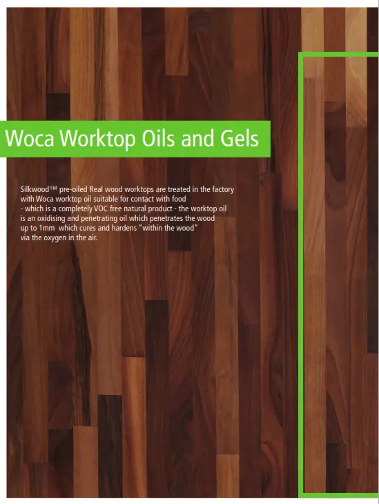 volume trading Wood Worktop - Oils and Gels