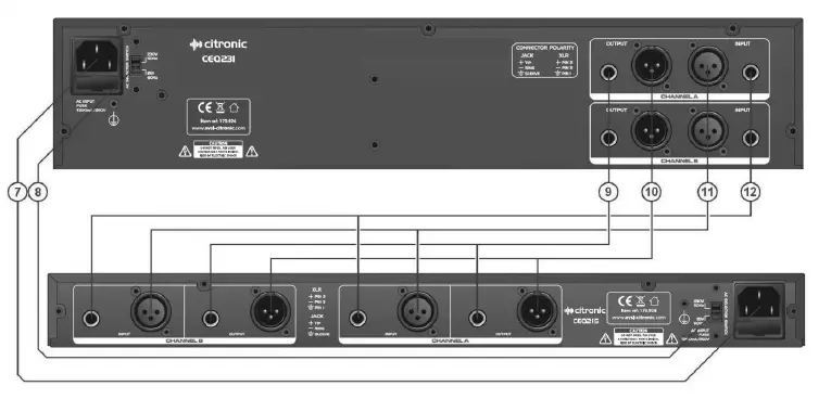 citronic-CEQ215-Graphic-Equalizers- FIG 2