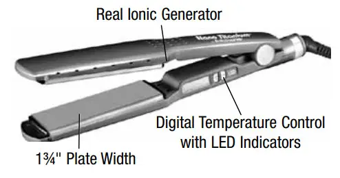 BaByliss PRO BABNT2091TN Nano Titanium Professional Straightener - fig