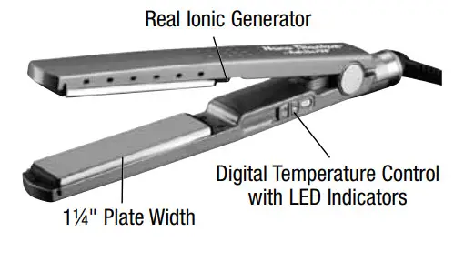 BaByliss PRO BABNT2091TN Nano Titanium Professional Straightener