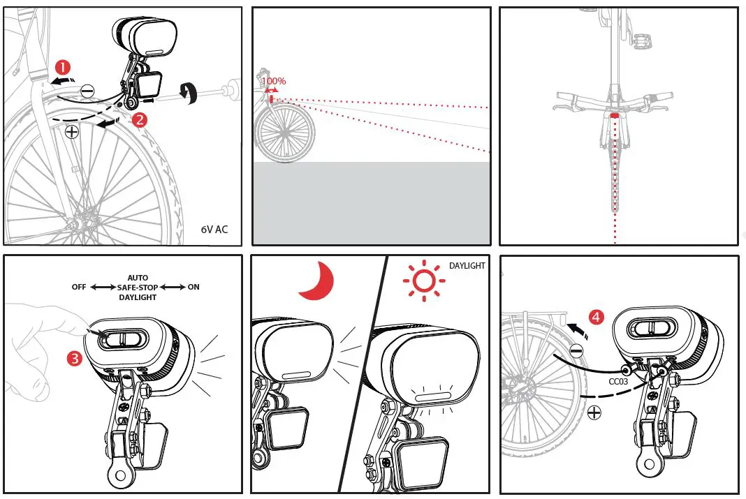 spanninga Axendo 60 Dynamo Auto Safe Stop Daylight-1