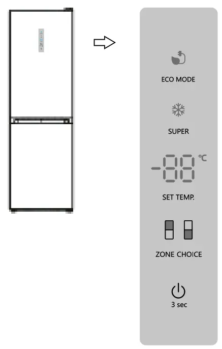 INVENTUM KV1781B Refrigerator - door