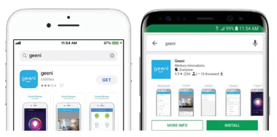 Download the Geeni app