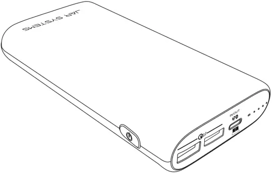 JAR SYSTEMS A4-USBC-PB Active Charge Power Bank